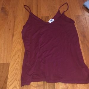 Maroon tank